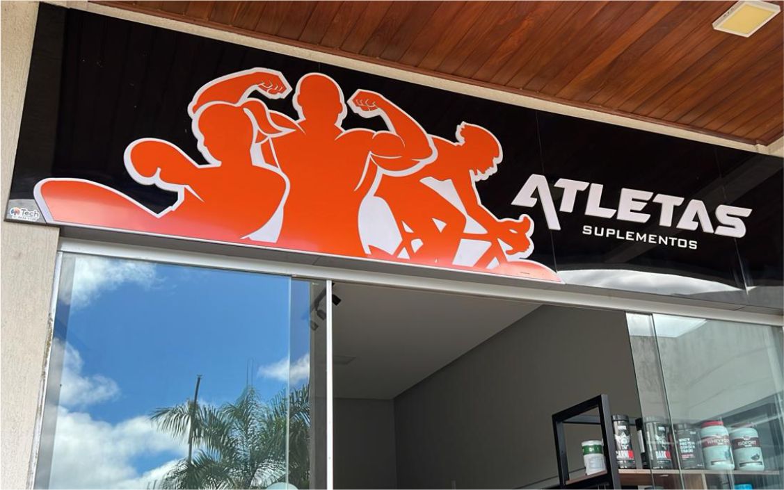 Fachada em ACM – Atletas Suplementos